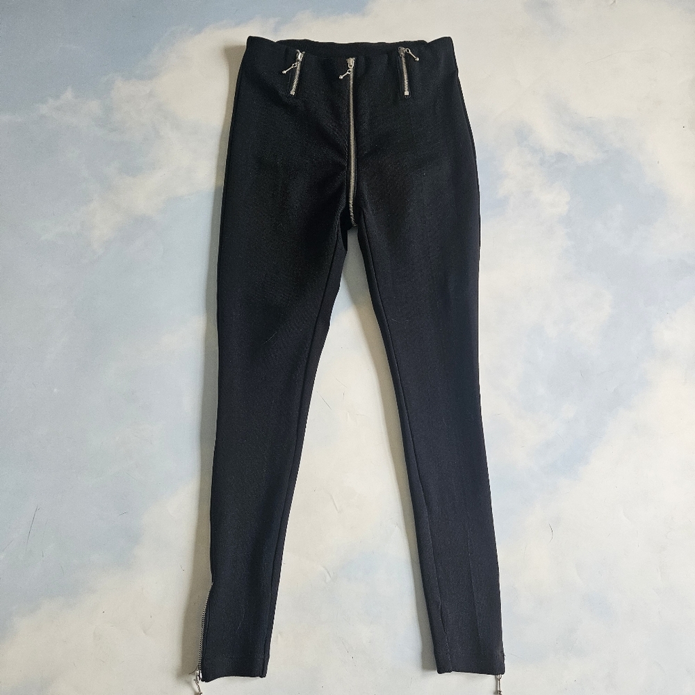 Unif Ryder pants Black Zipper Skinny Pants